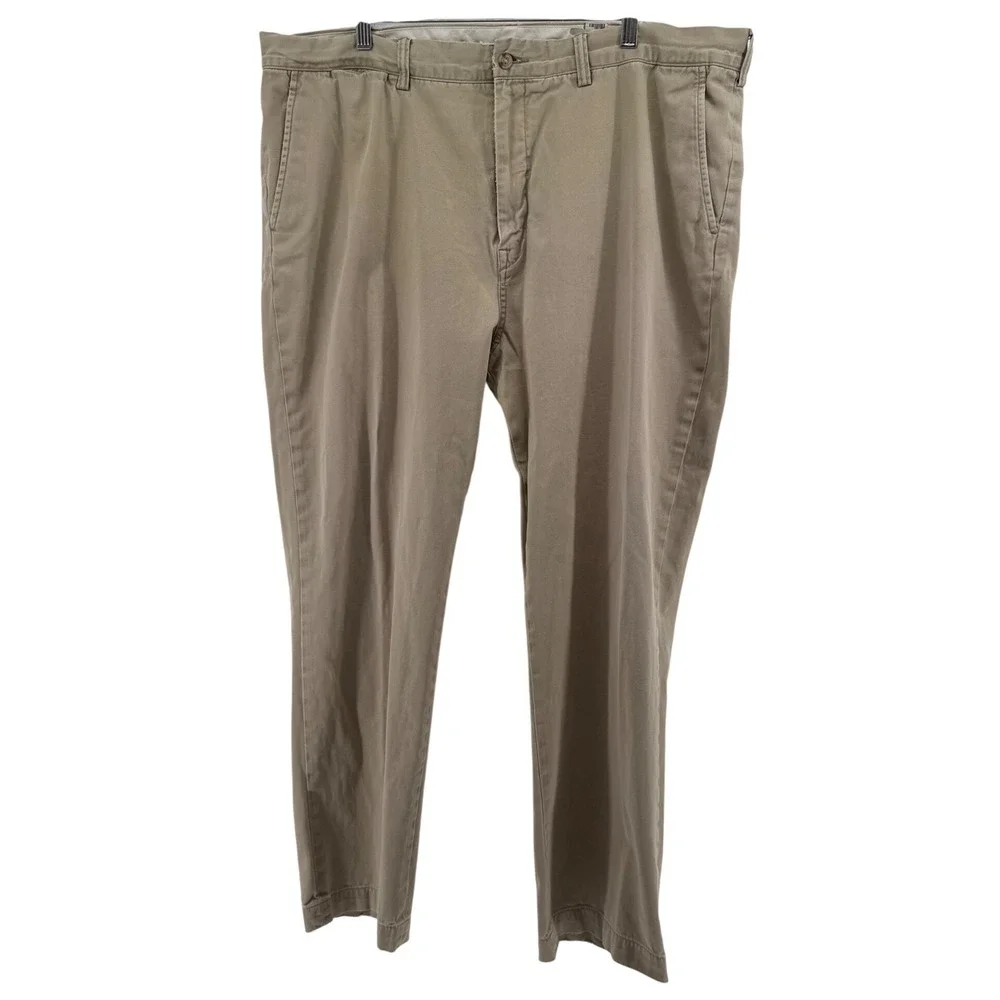 Polo Ralph Lauren The Polo‎ Chino Mens 42x32 Tan Khaki Cotton Straight Pants